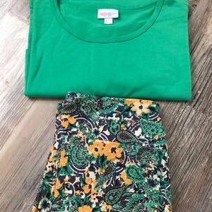LuLaRoe Irma and Leggings Set